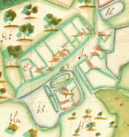 Schwedish registery map of 1695